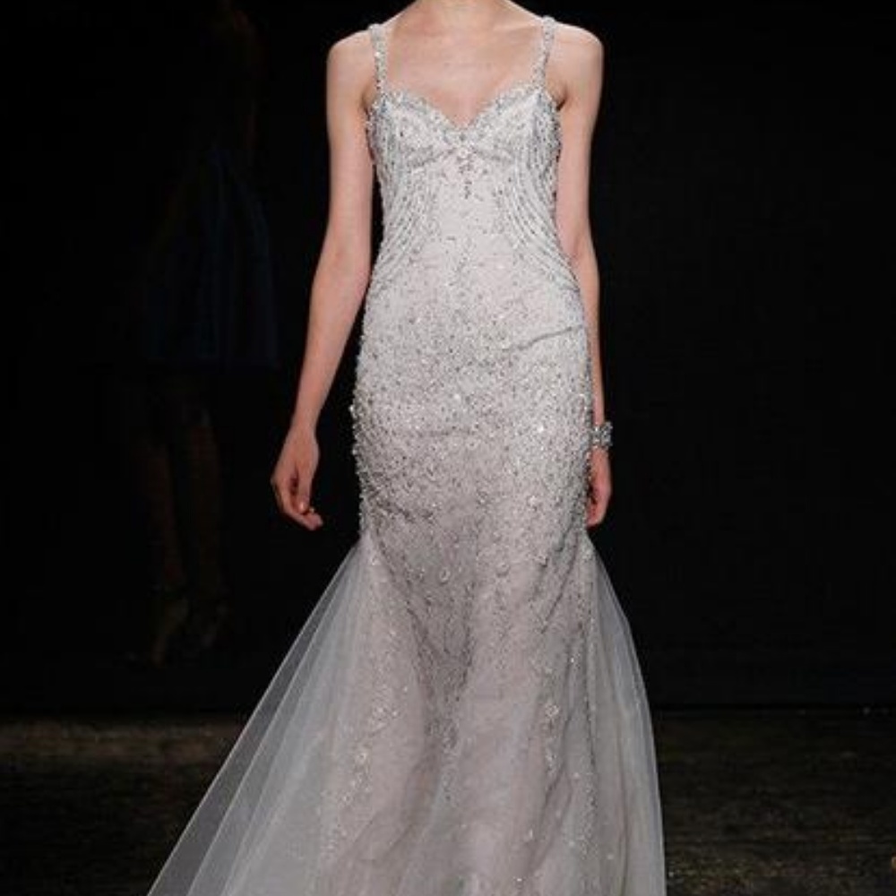 Lazaro 3405 wedding gown size 10 - Picture 1 of 6